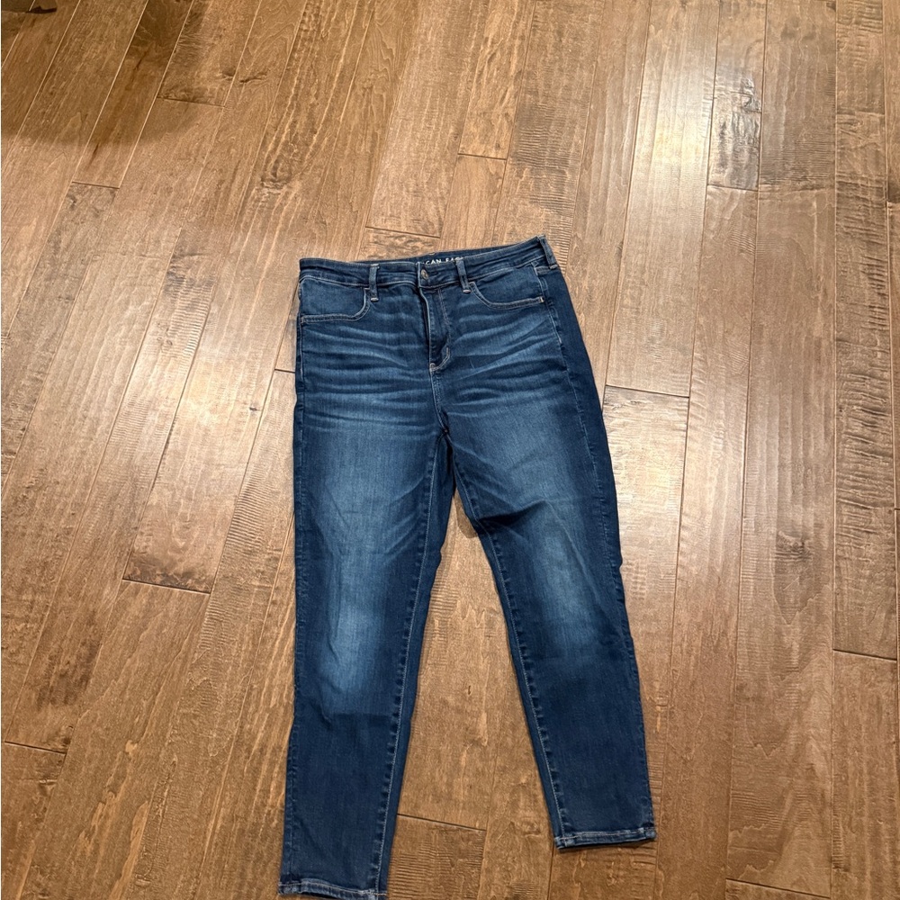 American Eagle Outfitters Dark Blue Skinny Jeans